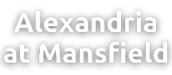 Alexandria at Mansfield Sign
