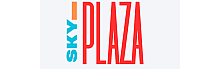 Vibrant Sky Plaza logo with blue, orange, and red elements.