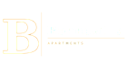 Elegant logo for Bonneville Apartments featuring a stylish 'B' design and sophisticated typography.