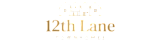 Elegant logo for 12th Lane Townhomes featuring stylish house icons and sophisticated typography.