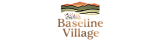 Baseline Village Apartments logo featuring a scenic Colorado landscape with colorful wildflowers, located in Lafayette.