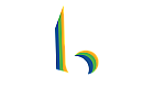 Dynamic modern logo featuring bold lines and vibrant colors in an abstract design.