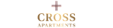 Elegant logo for Cross Apartments located in Capitol Hill, Denver, Colorado, emphasizing a luxurious lifestyle in the United States.