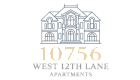 Charming logo for 10756 West 12th Lane Apartments, elegantly showcasing a classic architectural design.