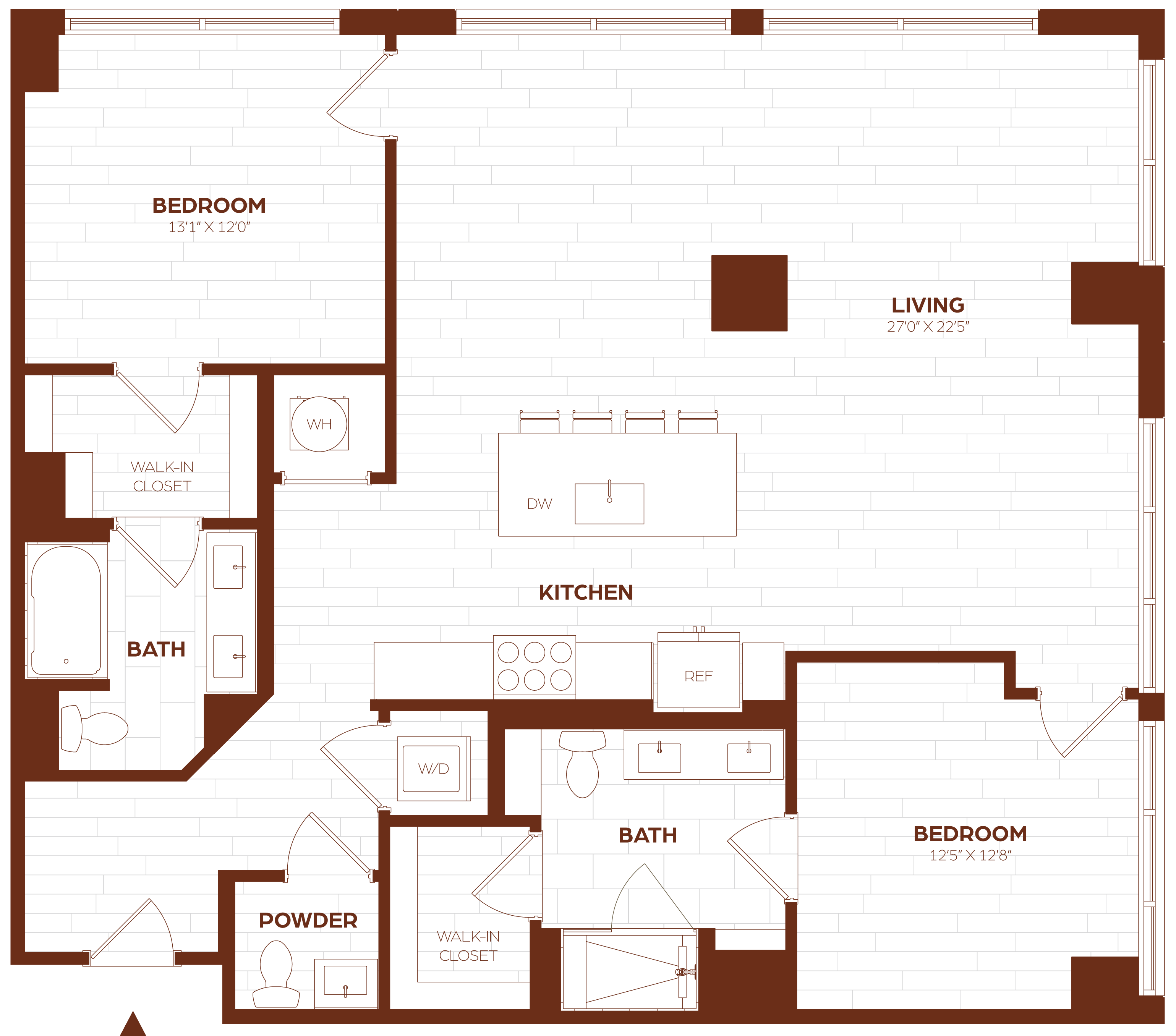 Floor Plan Image of Apartment Apt 3009