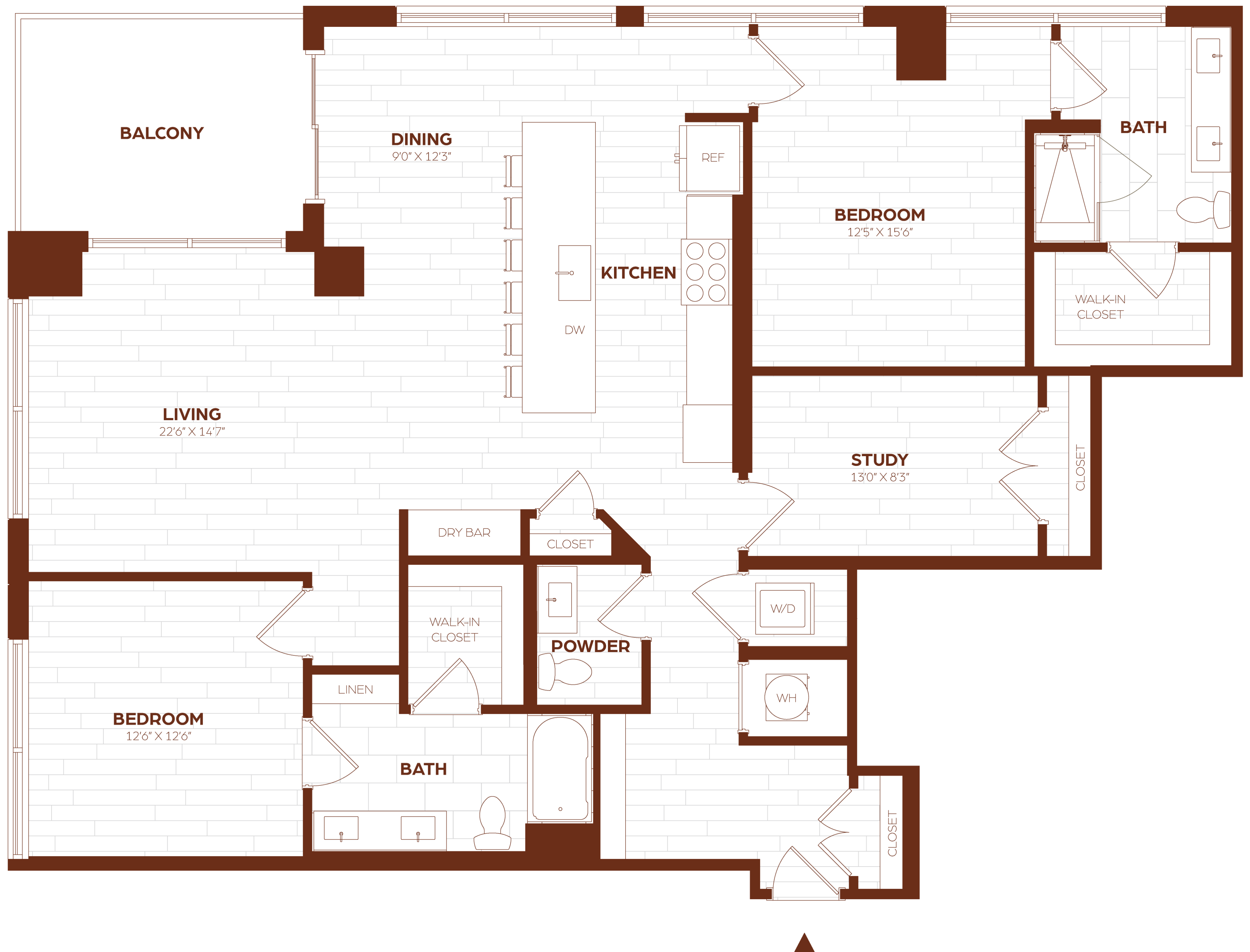 Floor Plan Image of Apartment Apt 3211