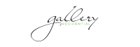 Elegant logo of Gallery Residential with cursive script.