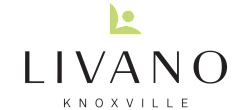 Elegant logo of Livano Knoxville with a modern green accent design.
