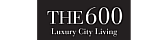 Elegant logo for The 600, showcasing luxury city living with a sleek and modern design.