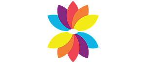 Colorful flower logo with vibrant petals and elegant text reading 'Vitality Living Madison - Be You, Be Vibrant, Belong.'