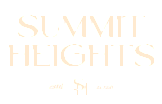 Elegant Summit Heights logo with refined typography, established in 2026.