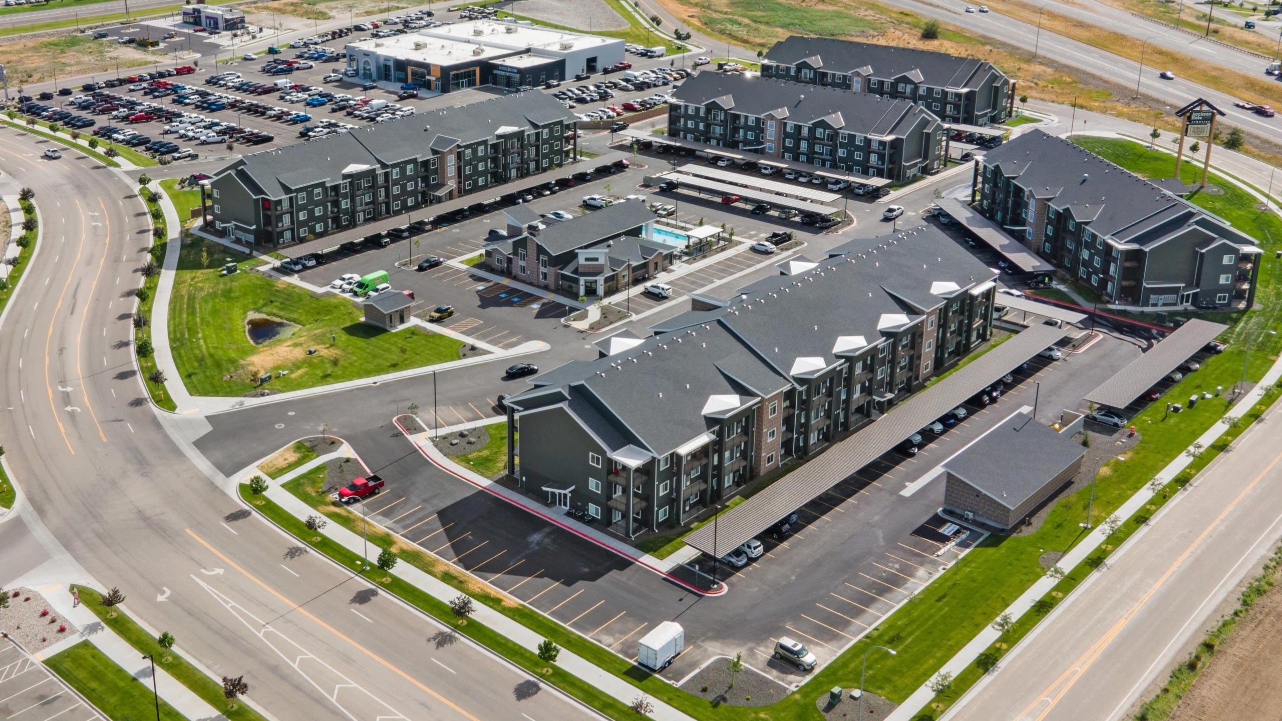Pioneer Crossing Aerial
