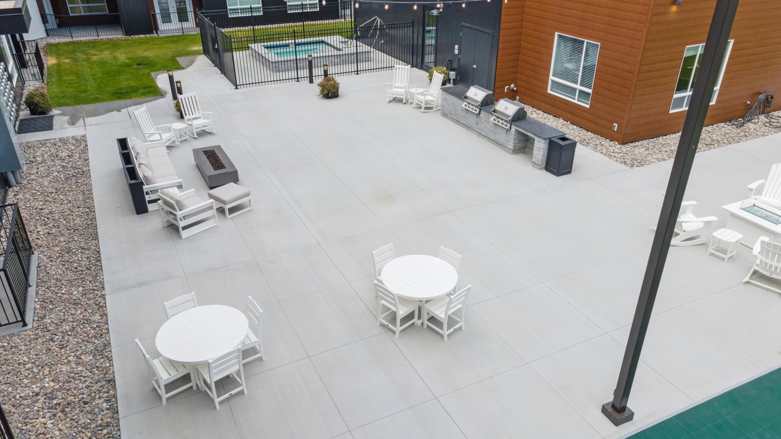 aerial patio