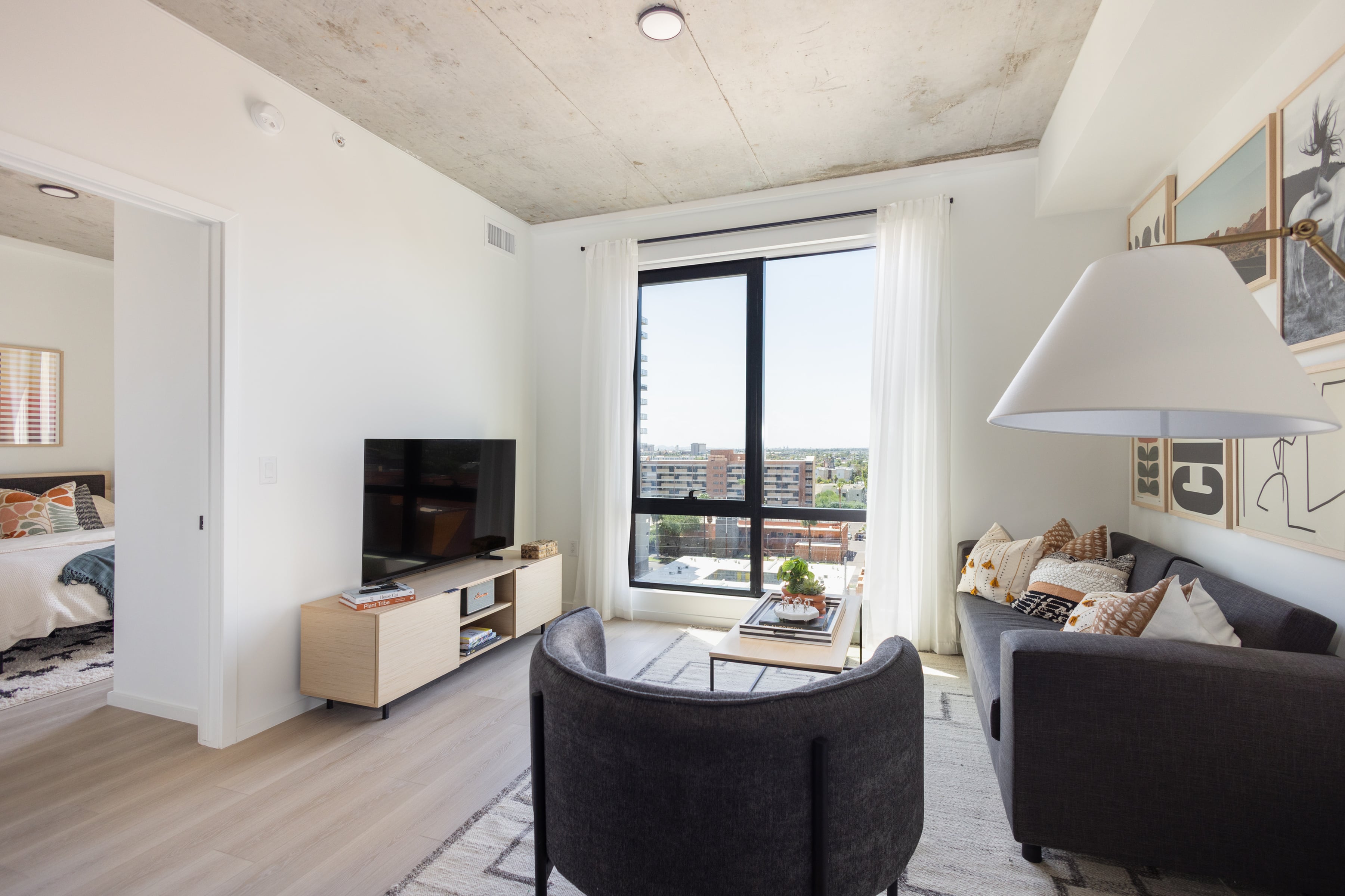 Furnished apartment interior