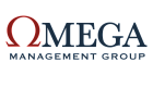 Distinctive logo of Weigand-Omega Management, featuring bold red and blue colors.