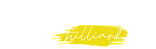 Modern logo design featuring bold white text with a vibrant yellow brushstroke, reading 'The Pointe Hilliard.'