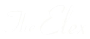 The Elex elegant logo design featuring 'The Elex' in stylish cursive font, capturing sophistication and modernity.