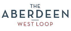 The Aberdeen West Loop logo in a stylish font with a modern design.