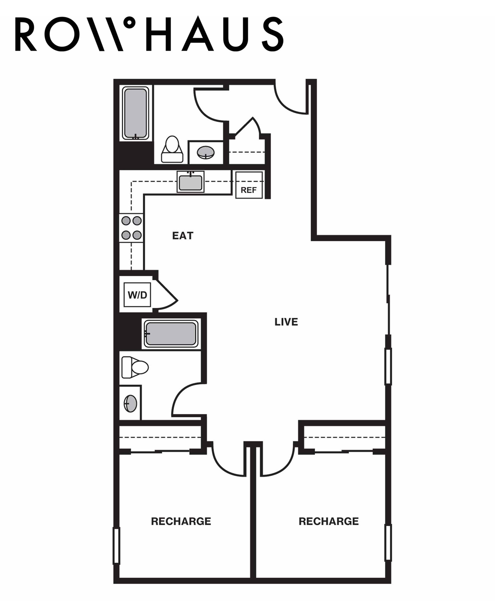 Floor plan layout diagram for 2A