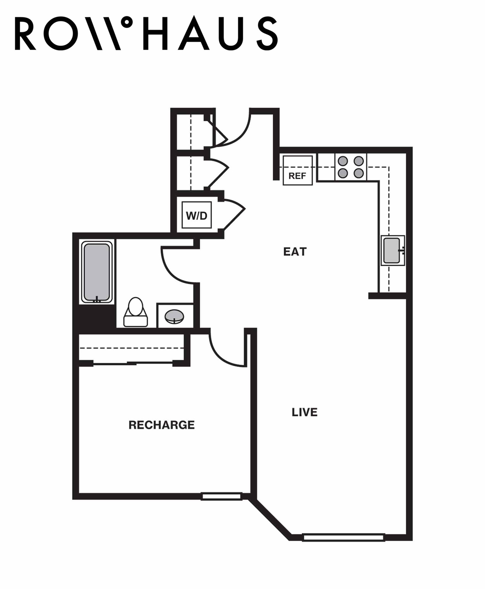 Floor plan layout diagram for 1A