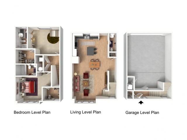 Floor plan layout diagram for 2 Bedroom