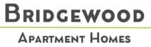 Logo of Bridgewood Apartment Homes with bold typography.
