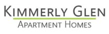 Logo for Kimmerly Glen Apartment Homes featuring modern typography.