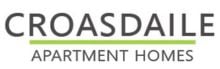 Croasdaile Apartment Homes logo with modern typography and green accent.