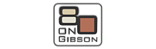Modern logo design with stylized geometric shapes and elegant typography for 80 On Gibson.