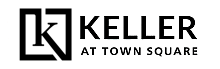 Modern Keller at Town Square logo with stylish design elements, highlighting contemporary living.
