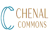 Elegant Chenal Commons logo featuring a stylish turquoise and gold color scheme.