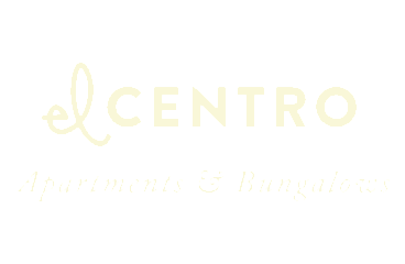Elegant logo for El Centro Apartments & Bungalows, showcasing modern and stylish typography.
