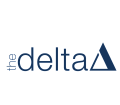 The Delta Logo Blue