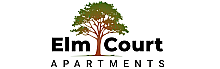 Elegant Elm Court Apartments logo featuring a vibrant tree, symbolizing growth and community.