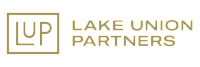Lake Union Partners logo featuring elegant gold lettering and a modern design.
