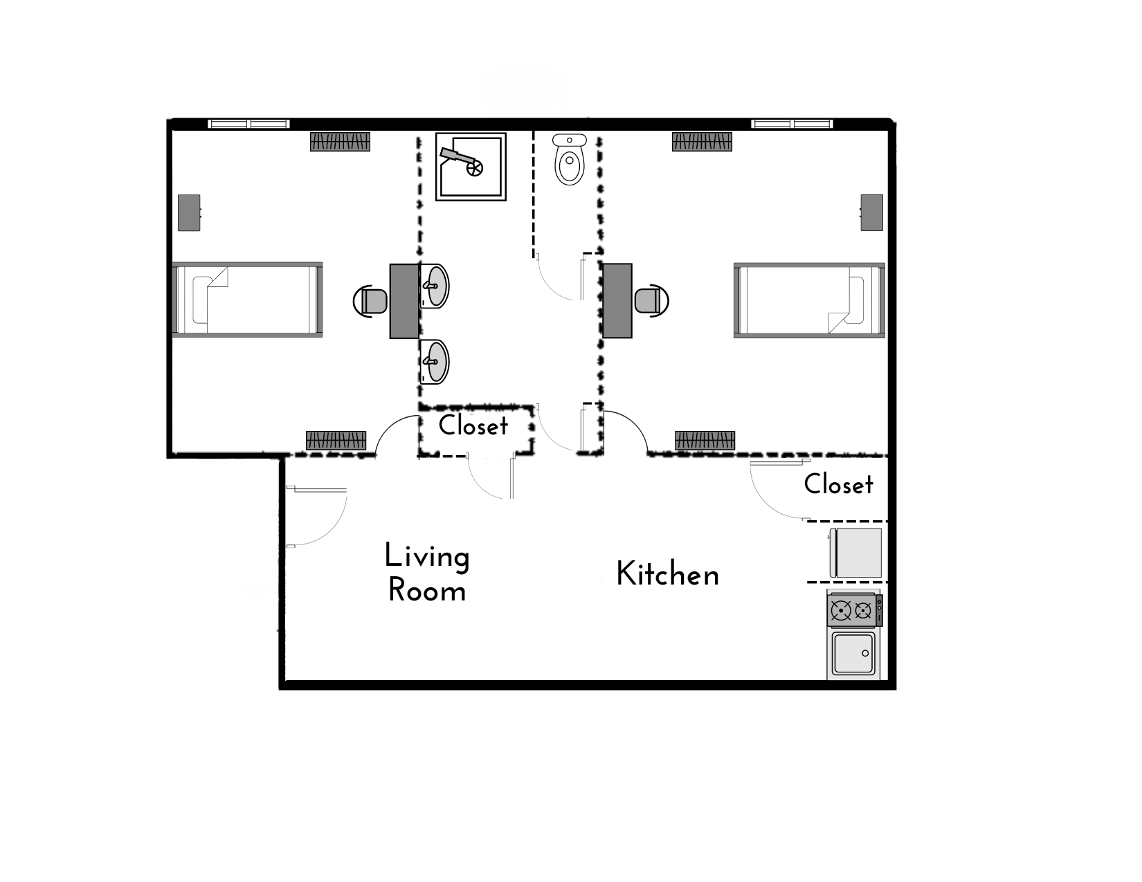 Single Occupancy (Private Bedroom)