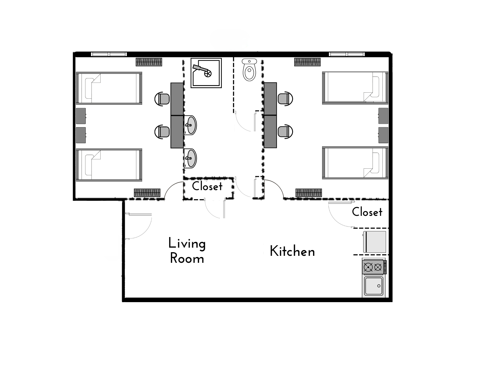 Double Occupancy (Shared Bedroom)