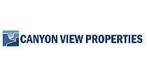 Canyon View Capital Logo Canyon Icon with Orange box around it and blue letters