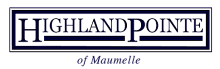 Stylish Highland Pointe logo with elegant typography set against a sleek background.