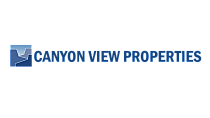Elegant Canyon View Properties logo illustrating a stylized canyon landscape, representing a prestigious real estate brand.