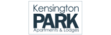 Kensington Park Apartments & Lodges logo, stylish and modern branding for upscale living.