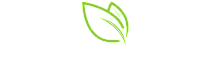 Eco-friendly logo featuring a vibrant green leaf design.
