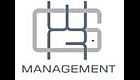 Modern logo design featuring abstract geometric patterns representing management and organization.