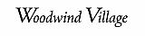Elegant serif logo displaying 'Woodwind Village' in classic black font, exuding a sense of sophistication and charm.