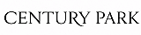 Elegant logo design with bold serif font spelling 'CENTURY PARK' in sleek black text.