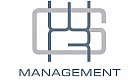 Modern PBS Management logo in sleek gray and blue design.