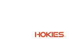 CMG logo with the tagline 'Exclusive Student Housing Partner of the Hokies' featuring bold white and orange typography on a black background.