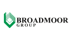 Broadmoor Group logo featuring a modern, geometric design with a vivid green color palette.
