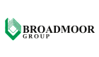 Logo of Broadmoor Group featuring a modern green geometric design.