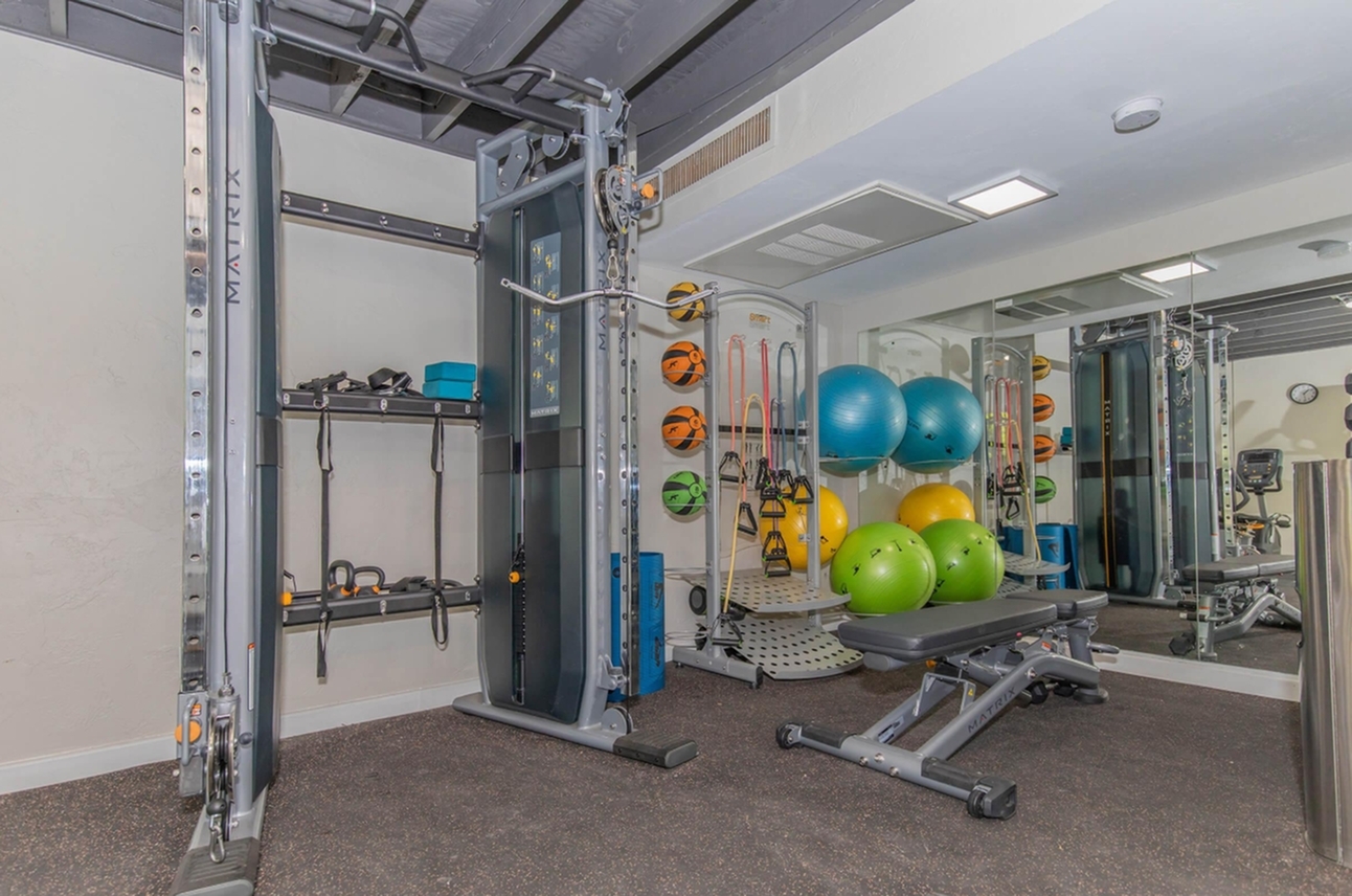 Community amenities including pool, clubhouse, and shared spaces